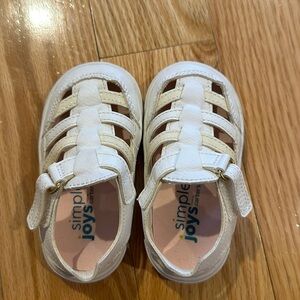 Simple joys by Carter. White sandles